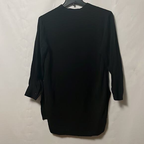 ZARA BLACK TUNIC TOP SIZE S‎ - Picture 6 of 9